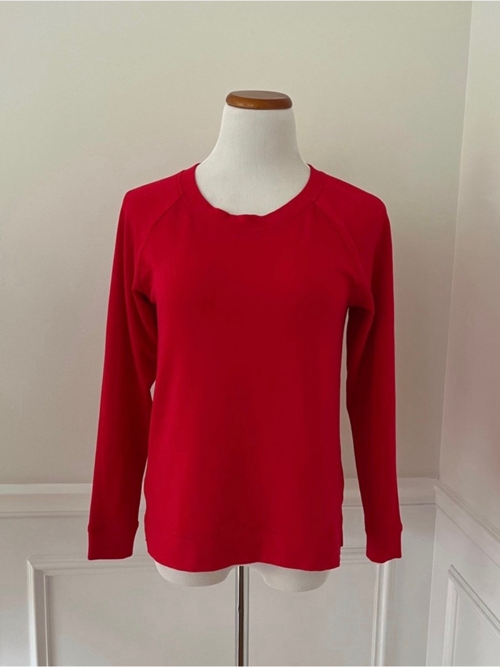 Lou & Grey for LOFT Red Soft Sweatshirt Top XS